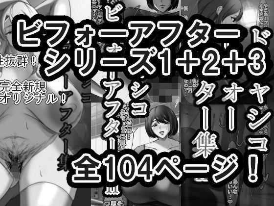 ドチャシコビフォーアフターシリーズI＋II＋IIIセット  モノクロ (同人誌)