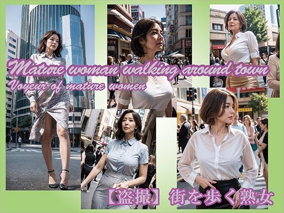 【AIグラビア】街を歩く熟女 (同人誌)