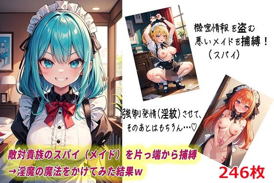 敵対貴族のスパイ（メイド）を片っ端から捕縛→淫魔の魔法をかけてみた結果w (同人誌)