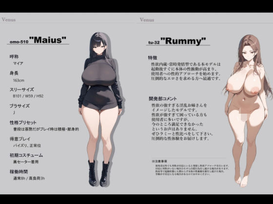 H社セックスアンドロイドブランド「Venus」モデルカタログ (同人誌)