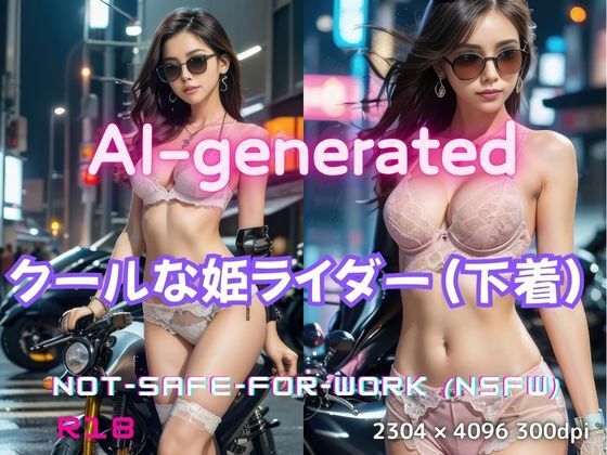 姫ライダー - 黒革に包まれた美しき旅人（下着バージョン） (同人誌)