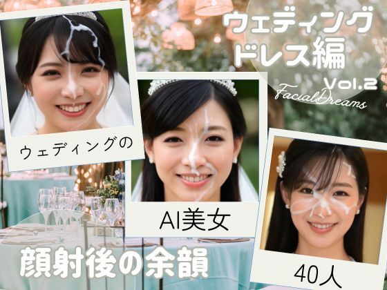 顔射後の余韻 - ウェディングドレス編 Vol.2 (同人誌)