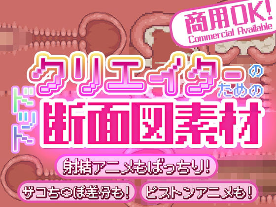 クリエイターのための’ドット’断面図 (同人誌)