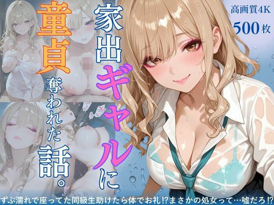 家出ギャルに童貞奪われた話。〜ずぶ濡れで座ってた同級生助けたら体でお礼？？まさかの処女って…嘘だろ？？〜 (同人誌)