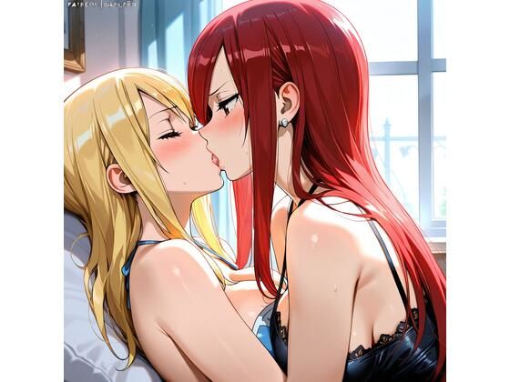 【R-18】ルーシィ・ハートフィリア×エルザ・スカーレット 77枚 (同人誌)