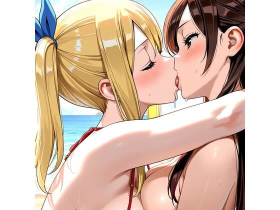 【R-18】水原千鶴×ルーシィ・ハートフィリア 93枚 (同人誌)