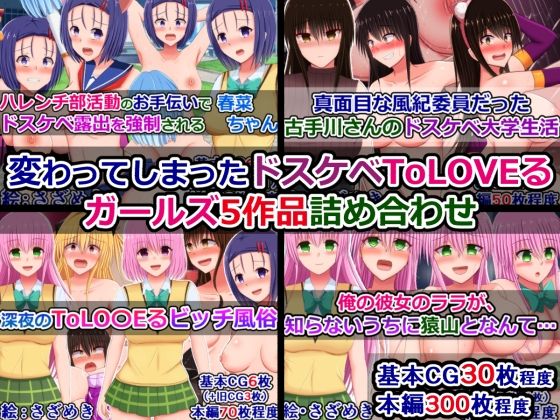 変わってしまったドスケベToLOVEるガールズ5作品詰め合わせ (同人誌)