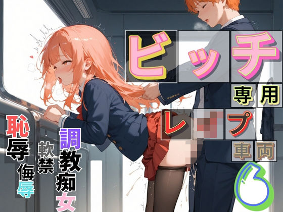 ビッチ用レ●プ車両！乗ったら終点まで乗り継ぎまくってください6【制服美少女の厳選CG375枚収録】 (同人誌)