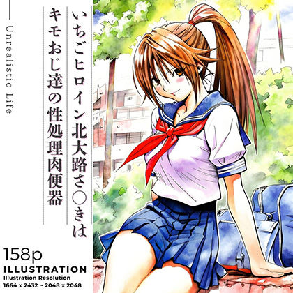 いちごヒロイン北大路さ○きはキモおじ達の性処理肉便器 (同人誌)