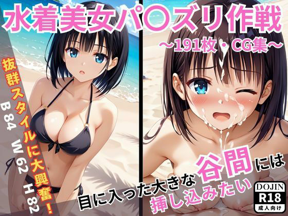 水着美女パ〇ズリ作戦〜191枚・CG集〜 (同人誌)