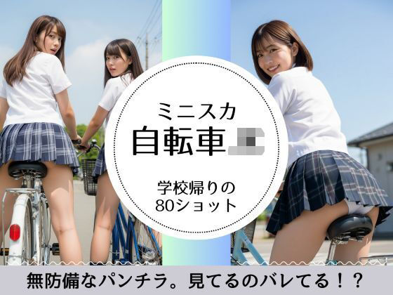 学校帰りのミニスカ自転車JK（パンチラあり） (同人誌)