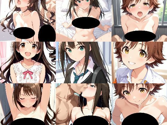 アイド〇マスターシン〇レラガー〇ズ  ニュー〇ェネ  いろいろHなAIイラスト集  105枚 (同人誌)