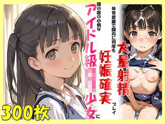 隣の席の小柄なアイドル級ロリ少女に、体育倉庫で膣内に何度も大量射精 妊娠確実プレイ (同人誌)