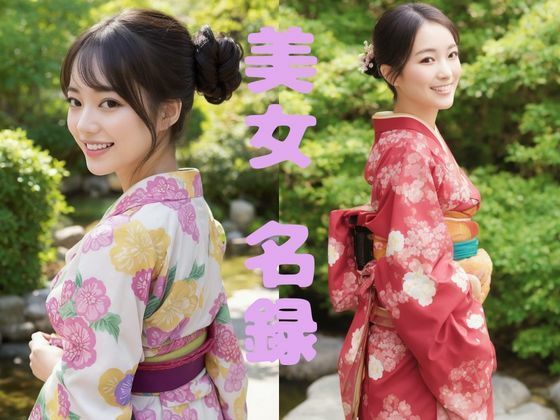 【美女名録】vol1.20  絢爛―振袖に咲く美―  148枚【AIグラビア写真集】 (同人誌)