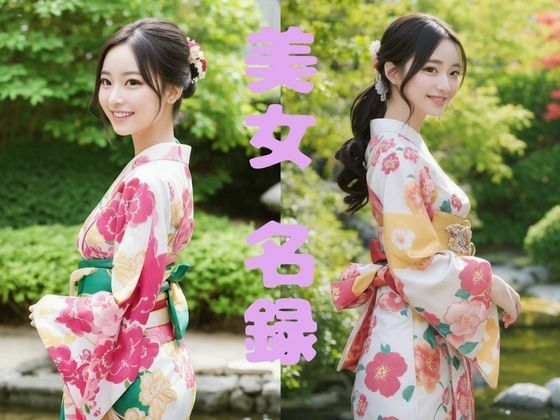 【美女名録】vol2.20  絢爛―振袖に咲く美―  150枚【AIグラビア写真集】 (同人誌)