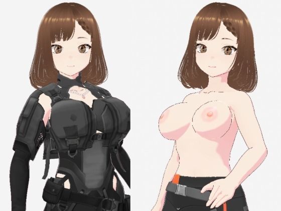 黒いウェアを着ている巨乳のお姉さん（セリフなし  3DCGモデル  イラスト集） (同人誌)