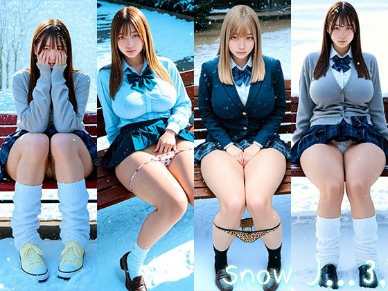 Snow J...3， 〜雪のベンチで魅せるパンチラショット集〜 (同人誌)