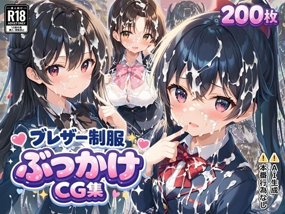 ブレザー制服ぶっかけCG集 (同人誌)