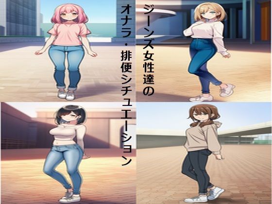 ジーンズ女性達のオナラ・排便シチュエーション (同人誌)