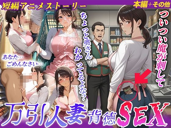 【ストーリー動画あり】万引人妻背徳SEX (同人誌)