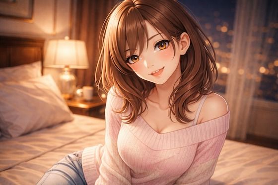 「夜のホテルで、彼女と。」 (同人誌)