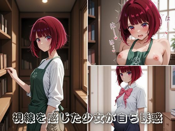 しーっ…全部見透かされてる（はーと） 有〇かなの図書館中出し孕ませ記録 (同人誌)