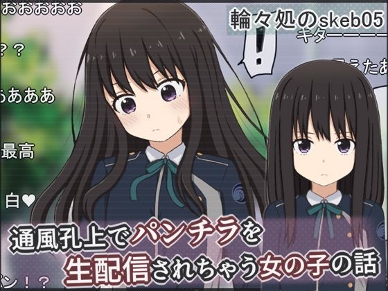 通風孔上でパンチラを生配信されちゃう女の子の話 (同人誌)