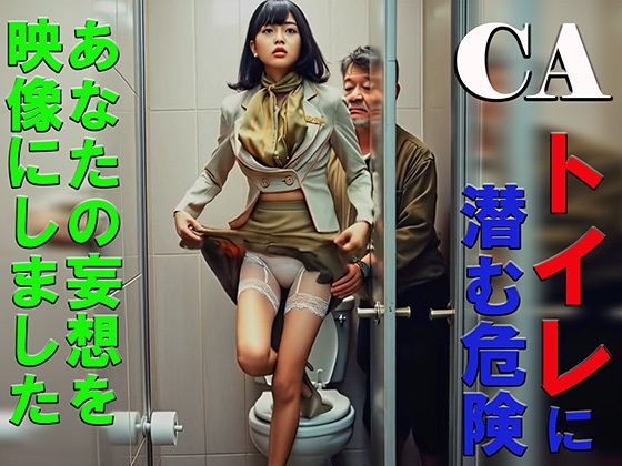 妄想13 CA トイレに潜む危険 AI生成動画 (同人誌)
