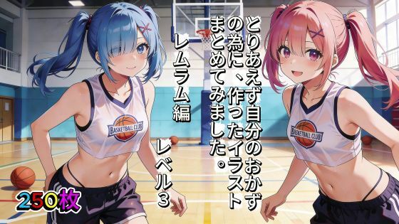 とりあえず自分のおかずの為に、作ったイラストまとめてみました。  レムラム編  レベル3 (同人誌)