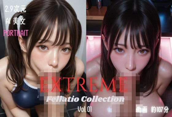 2.9次元AI美女 PORTRAIT EXTREME Fellatio Collection VOL.01 AI SEX 動画集 (同人誌)
