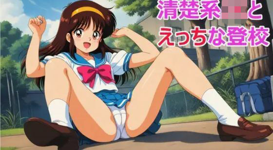 清楚系JKとエッチな登校 (同人誌)