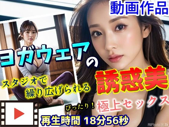 【動画】ぴったり！ヨガウェアの誘惑美｜スタジオで繰り広げられる極上セックス (同人誌)