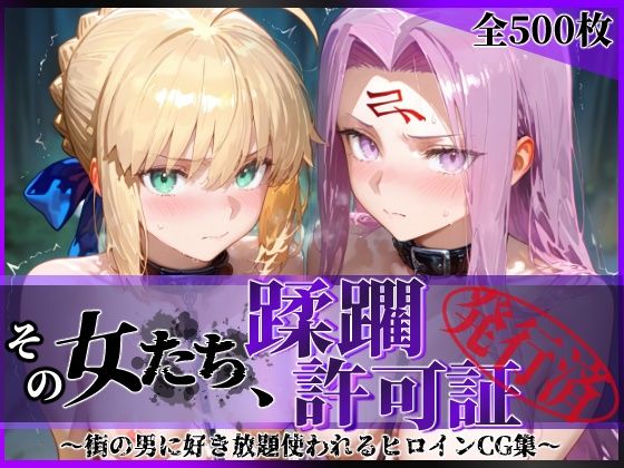 その女たち、蹂躙許可証発行済み -街の男たちに好き放題使われるヒロインCG集- セ●バー＆ラ●ダー編 (同人誌)