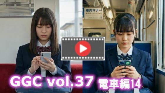 【AI動画】GGC vol.37 電車編14【制服パンチラ】 (同人誌)