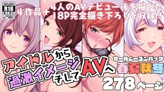 アイドルから過激イメージそしてAVへ・春夏秋冬パック (同人誌)