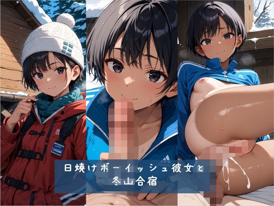【超高画質】日焼けボーイッシュ彼女と冬山合宿 CG集 (同人誌)