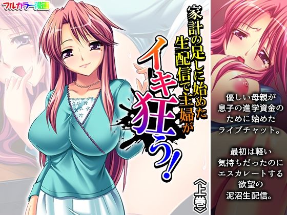 家計の足しに始めた生配信で主婦がイキ狂う！ 上巻 (同人誌)