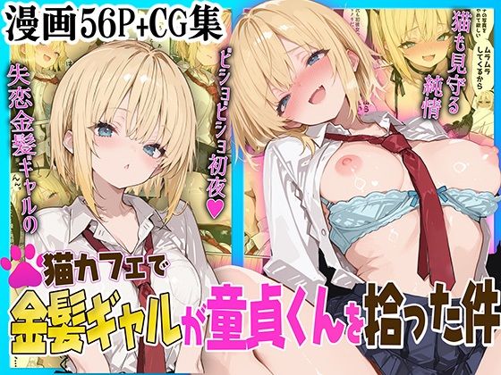 猫カフェで金髪ギャルが童貞くんを拾った件 (同人誌)