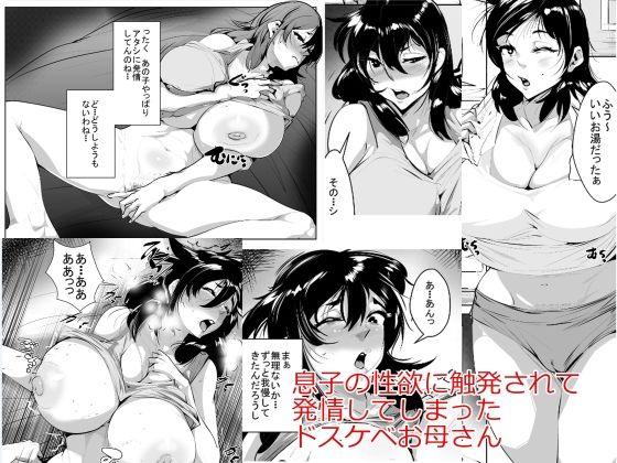 息子の性欲に触発されて発情してしまったドスケベお母さん (同人誌)