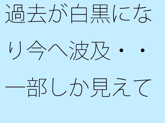 過去が白黒になり今へ波及・・一部しか見えていない街の景色 (同人誌)