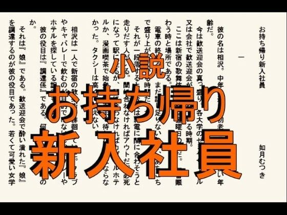 小説  お持ち帰り新入社員 (同人誌)