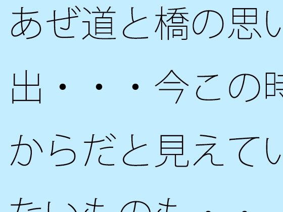 あぜ道と橋の思い出・・・今この時からだと見えていないものも・・ (同人誌)