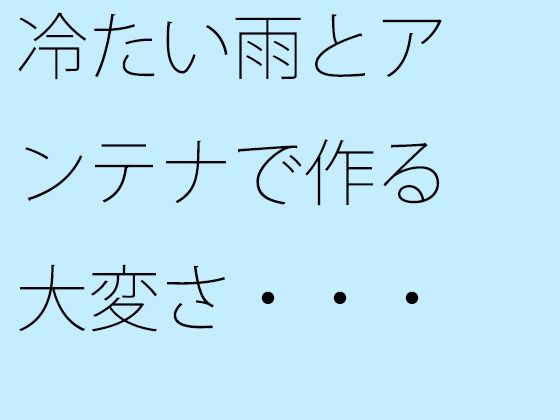 冷たい雨とアンテナで作る大変さ・・・見えなくなるのを小刻みの冷静さで (同人誌)