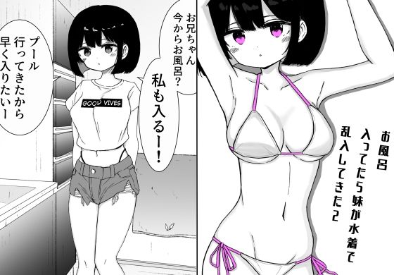 お風呂入ってたら妹が水着で乱入してきた2 (同人誌)