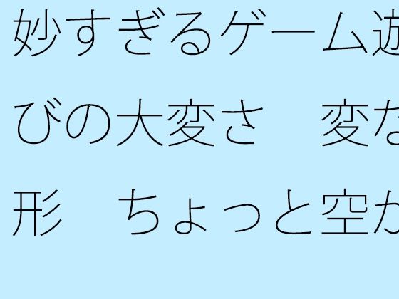妙すぎるゲーム遊びの大変さ  変な形  ちょっと空から俯瞰して見ると違うのか・・ (同人誌)
