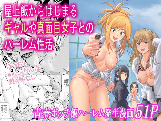 屋上飯からはじまるギャルや真面目女子とのハーレム性活 (同人誌)