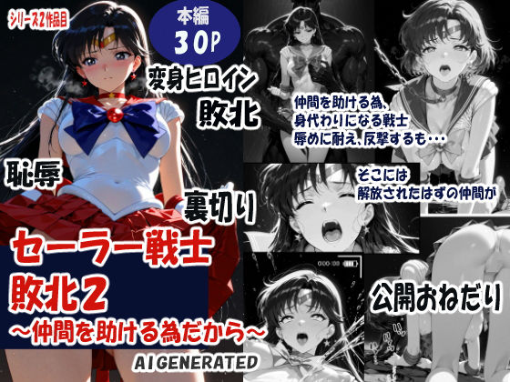 セーラー戦士敗北  仲間を助ける為だから (同人誌)