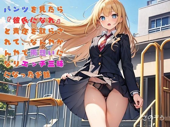 【えっちノベル】ギャルJKのパンツを見たら『彼氏になれ』と言われて、嫌々一緒にいたら好きになりエッチ三昧になった (同人誌)