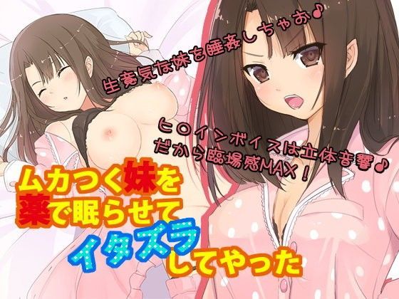 ムカつく妹を薬で眠らせてイタズラしてやった (同人誌)