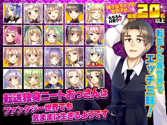 転送独身ニートおっさんはファンタジー世界でも気ままに生きるようです (同人誌)